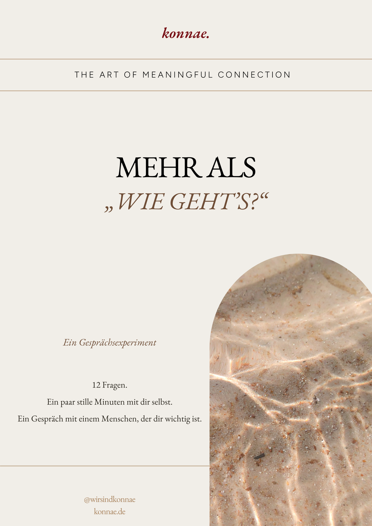 Titelseite des Guides Mehr als „Wie geht’s?“ von konnae.